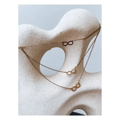 INFINITY necklace gold Dstreet