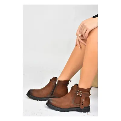 Fox Shoes Tan Leather Women's Boots