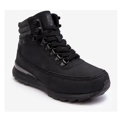 Trapper Lace-up Trekking Boots Black Big Star