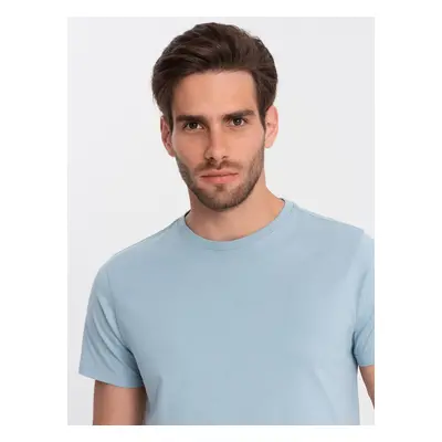 Ombre Men's classic cotton BASIC T-shirt - blue