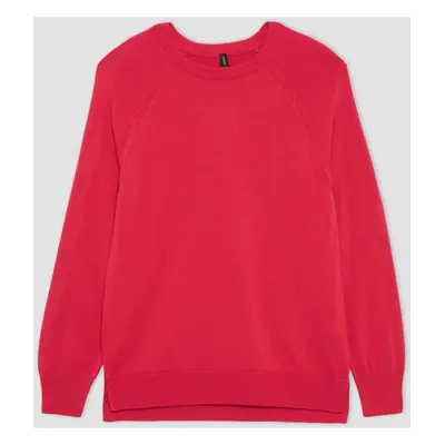 DEFACTO Relax Fit Crew Neck Basic Sweater