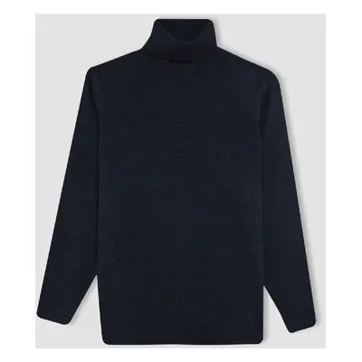 DEFACTO Boy's Turtleneck Knitwear Sweater