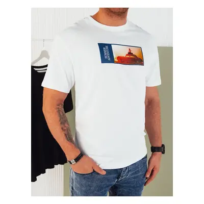 Men's T-shirt with white Dstreet print