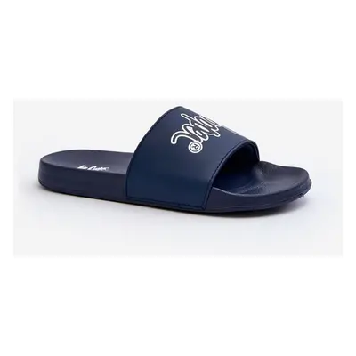 Men's Lee Cooper Slippers Dark Blue