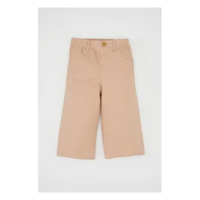 DEFACTO Baby Girl Elastic Banded Leg Gabardine Trousers