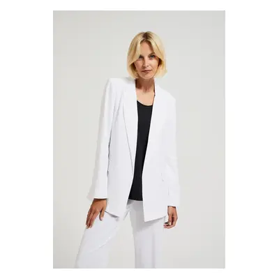 Women's linen jacket MOODO - white