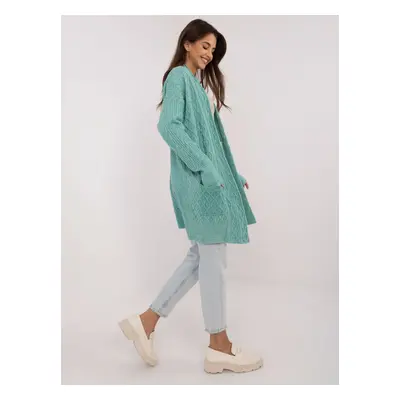 Mint women's cardigan without fastening