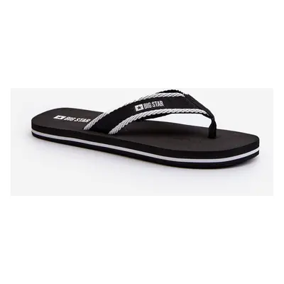 Men's Big Star Flip-Flops Black