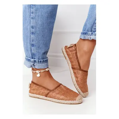 Espadrilles a szalma talp lu boo brown