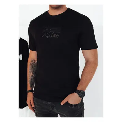 Men's T-shirt with black Dstreet print