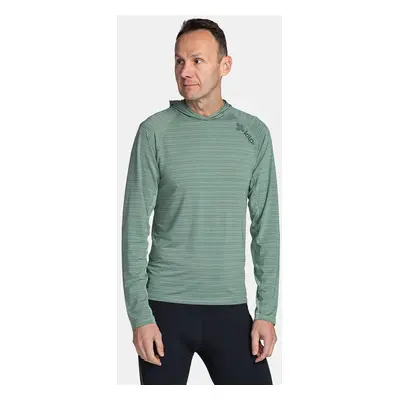 Men's running sweatshirt Kilpi AILEEN-M Dark green