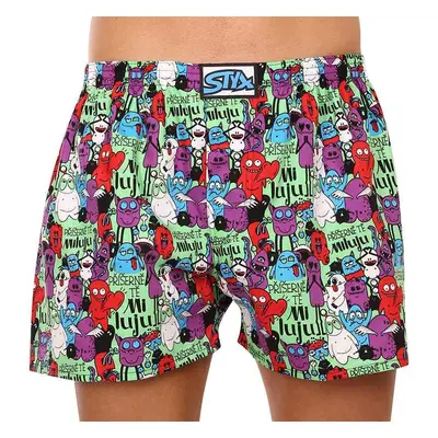 Men's shorts Styx art classic rubber oversized monsters