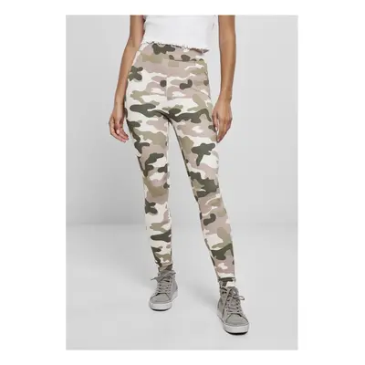 Women's high-waisted leggings Camo Tech camouflage/pink