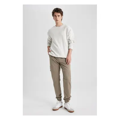 DEFACTO Slim Fit Gabardine Trousers