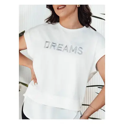 Women's T-shirt DREAMY ecru Dstreet