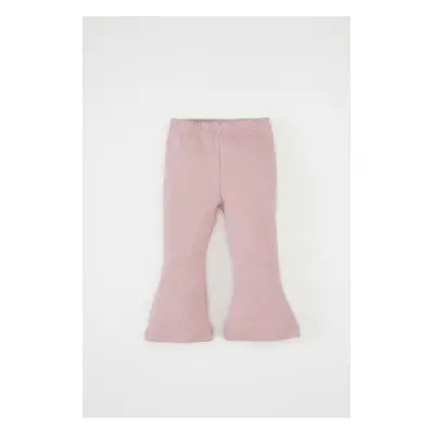 DEFACTO Baby Girl Bell-bottomed Ribbed Camisole Leggings