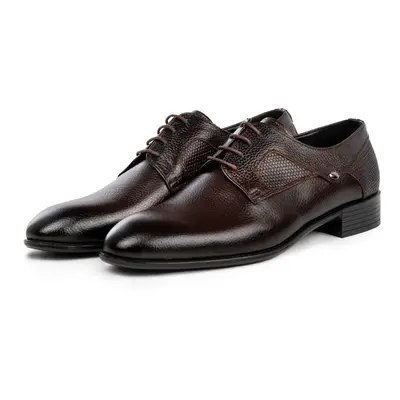 Ducavelli Sace Genuine Leather Men's Classic Shoes, Derby Classic Shoes, Lace-Up Classic Shoes.