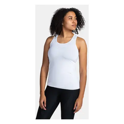 Women's technical tank top KILPI SIEN-W White