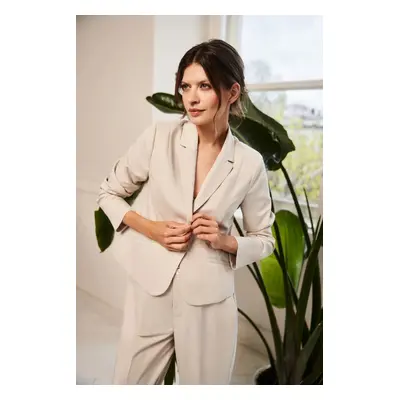 Women's blazer MOODO - light beige