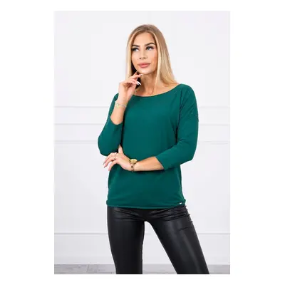 Blouse Casual dark green