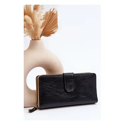 Large Women's Wallet Black Sophiaia