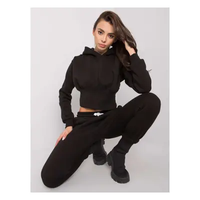 Black sweatshirt with trousers Ambretta