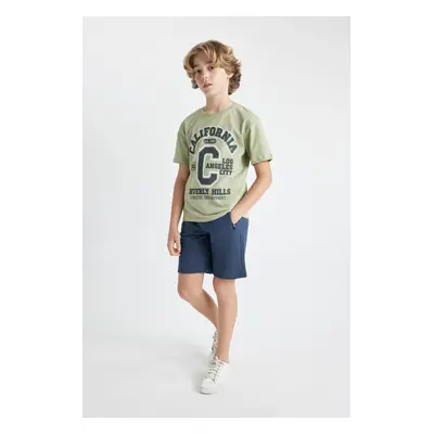 DEFACTO Boy's Zipper Pocket Shorts