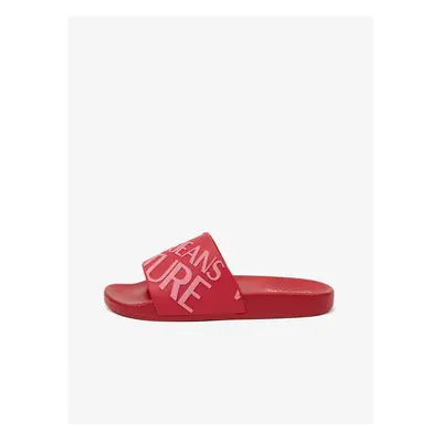 Versace Jeans Couture Red Women's Slippers