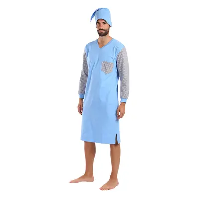 Men's nightshirt Foltýn blue