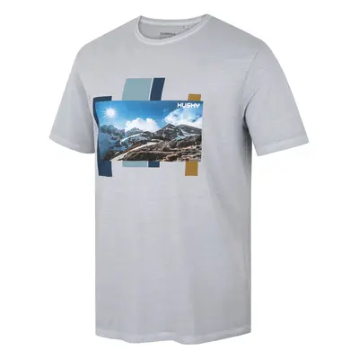 Men's cotton T-shirt HUSKY Tee Skyline light grey