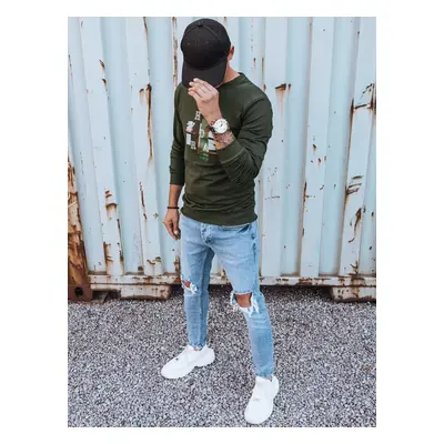 Men's Khaki Sweatshirt Dstreet