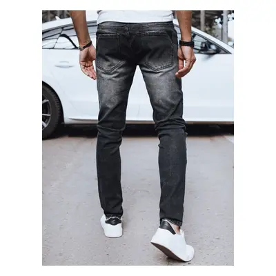 Men's Black Denim Dstreet Pants