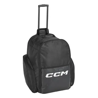 Ice Hockey Bag on Wheels CCM Wheel Wheel Backpack Black