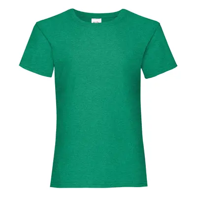 Valueweight Fruit of the Loom Girls' Green T-shirt