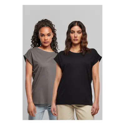 Women's T-shirt Urban Classics - pack grey/black