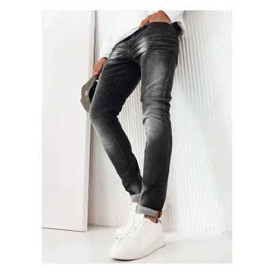 Men's Black Denim Dstreet Pants