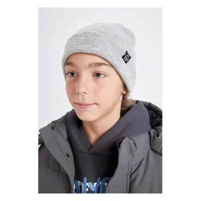 DEFACTO DFC - Boy's Woven Label Knitted Beret