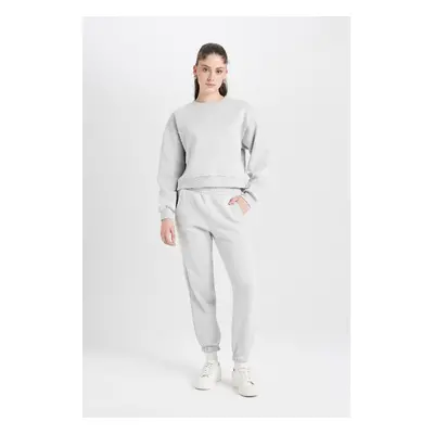 DEFACTO Regular Fit Normal Mold Basic Thick Polar Fleece Tracksuit