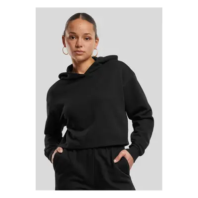 Women's Oversized Hoodie Light Terry - Black