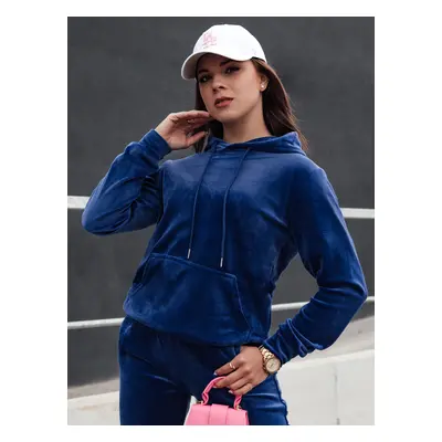 Women's velour set RELAX FIT dark blue Dstreet