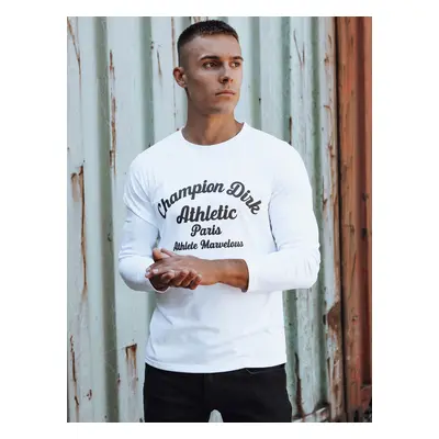 Men's long-sleeved T-shirt with white Dstreet print