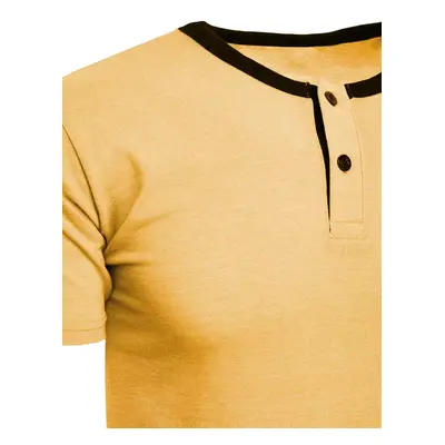 Men's Basic T-Shirt Mustard Dstreet