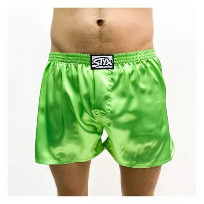 Men's shorts Styx classic rubber satin green