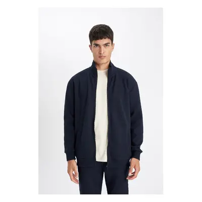 DEFACTO Standard Fit Turtleneck Knit Cardigan