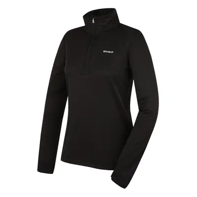 Women's turtleneck sweatshirt HUSKY Artic black