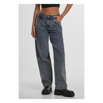 Women's high-waisted jeans 90's blue