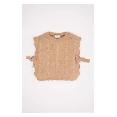 DEFACTO Baby Girl Crew Neck Cardigan