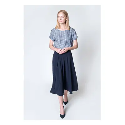 Női szoknya Deni Cler Milano Deni_Cler_Milano_Skirt_W-Dc-7163-0M-E5-56-1_Navy_Blue