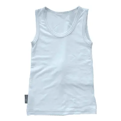 Functional Bottom Bamboo Tank Top - White