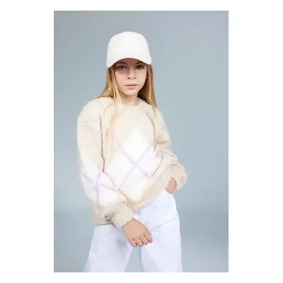 DEFACTO Girl's Crew Neck Sweater